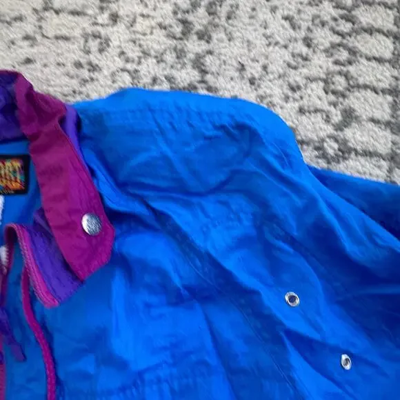 Vtg 1980s R.E. Sport Rivers Edge Jacket Colorblock Size Large - Picture 7 of 10